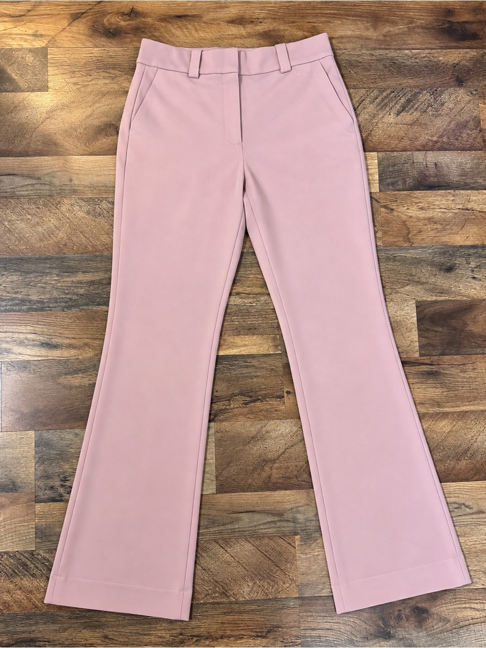 White House Black Market Women’s Pink Flare Dress Pants Size 8